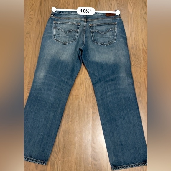 Harley-Davidson men’s original relaxed jeans - blue denim size 40x32 grunge y2k - Picture 5 of 7